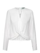 Blouse Tops Blouses Long-sleeved White United Colors Of Benetton