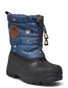 Winter Boot Aop Talvisaappaat Blue Mikk-line