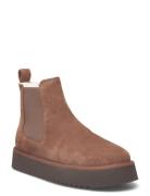 Cph258 Suede Cognac Shoes Chelsea Boots Brown Copenhagen Studios