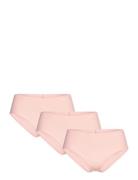 3 Pack Hipster Alushousut Brief Tangat Pink Calvin Klein