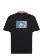 Te_Astronaut Tops T-shirts Short-sleeved Black BOSS