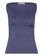 Annie Boatneck Sleeveless Top Tops T-shirts & Tops Sleeveless Navy Wee...