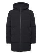 Wbjoseph Tech Long Jacket Villakangastakki Pitkä Takki Black Woodbird