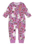 Apples Pyjamas Pyjama Sie Jumpsuit Haalari Purple MUMIN