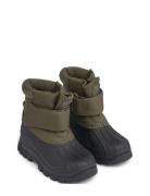 Becca Boot Talvikengät Tarroilla Khaki Green Liewood