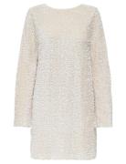 Onlanika Sequins Ls Bow Dress Wvn Lyhyt Mekko White ONLY