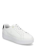 Th Platform Court Sneaker Matalavartiset Sneakerit Tennarit White Tomm...