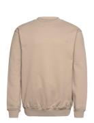 Wbcane Base Crew Tops Sweat-shirts & Hoodies Sweat-shirts Beige Woodbi...