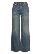 Ample Low Loose Jeans Bottoms Jeans Wide Blue Weekday