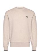 Crew Neck Sweatshirt Tops Sweat-shirts & Hoodies Sweat-shirts Cream Fr...