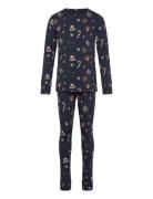 Tnholiday Nightset Pyjamasetti Pyjama Navy The New