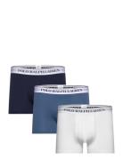 Classic Stretch-Cotton Trunk 3-Pack Bokserit Blue Polo Ralph Lauren Un...