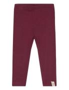 Legging Modal Bottoms Leggings Burgundy Petit Piao