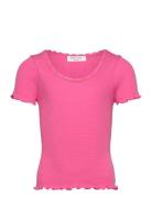 Baybay Tee Tops T-shirts Short-sleeved Pink Rosemunde Kids