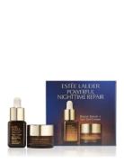 Powerful Nighttime Repair Serum + Eye Set Ihonhoitosetti Nude Estée La...