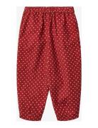 Dolly Dot Pant Bottoms Trousers Red Fliink