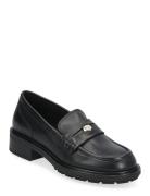 Th Penny Loafer Loaferit Matalat Kengät Black Tommy Hilfiger