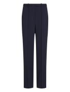 Punto Relaxed Straight Pant Bottoms Trousers Straight Leg Navy Tommy H...