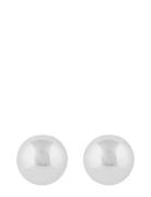 Billie Big Ear Plain G - Accessories Jewellery Earrings Studs Silver S...