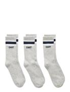 Sport Socks 3-Pack Sukat Grey GANT