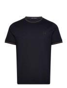 Twin Tipped T-Shirt Designers T-shirts Short-sleeved Navy Fred Perry