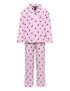 S6-Sleepwear Pant Set Pyjamasetti Pyjama Pink Polo Ralph Lauren