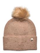 Beanie Accessories Headwear Beanies Beige GUESS