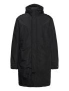 Longline Parka Parka Takki Black Lyle & Scott