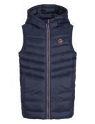 Jjesprint Puffer Bodywarmer Hood Noosjnr Toppaliivi Navy Jack & J S