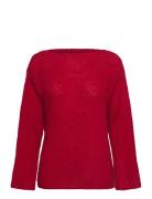 Sweater Rene Tops Knitwear Jumpers Red Lindex