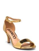 Biaadore Sandal Patent Korolliset Sandaalit Gold Bianco