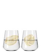 Sparkle Vattenglas 2-Pack Home Tableware Glass Drinking Glass Nude Rit...
