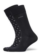 2P Rs Mini Iconic Mc Underwear Socks Regular Socks Black BOSS