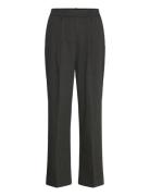 Straight-Fit Pleated Trousers Bottoms Trousers Straight Leg Grey Mango