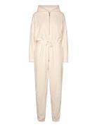 Fleece Sie Pyjama Cream Hunkemöller