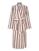 Rwadamo Striped Robe Aamutakki Beige Rosemunde