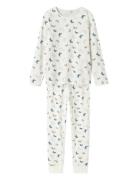 Nkfnightset Jet Stream Butterfly Noos Pyjamasetti Pyjama White Name It