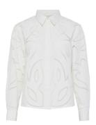 Yasterena Ls Shirt S. Tops Shirts Long-sleeved White YAS