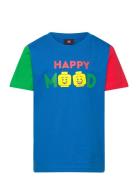 Lwtano 628 - T-Shirt S/S Tops T-shirts Short-sleeved Blue LEGO Kidswea...