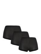 Brief 3 Pack Carin Boxer High Hipsterit Alushousut Alusvaatteet Black ...