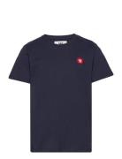 Ola Kids T-Shirt Gots Tops T-shirts Short-sleeved Navy Double A By Woo...