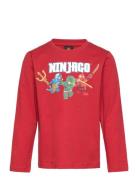 Lwtano 620 - T-Shirt L/S Tops T-shirts Long-sleeved T-shirts Red LEGO ...