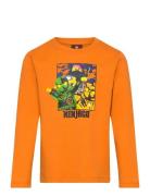 Lwtano 621 - T-Shirt L/S Tops T-shirts Long-sleeved T-shirts Orange LE...