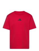 J Sl Tee 160 Sport T-shirts Short-sleeved Red Adidas Sportswear