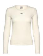 Jealica Tops T-shirts & Tops Long-sleeved Cream Baum Und Pferdgarten