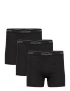 Boxer Brief 3 Pk Bokserit Black Calvin Klein