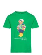 Polo Bear Cotton Jersey Tee Tops T-shirts Short-sleeved Green Ralph La...