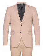 Plain Mens Suit - Normal Length Puku Beige Lindbergh