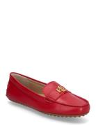 Barnsbury Nappa Leather Driver Loaferit Matalat Kengät Red Lauren Ralp...