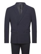 Plain Db Mens Suit - Normal Lenght Puku Navy Lindbergh